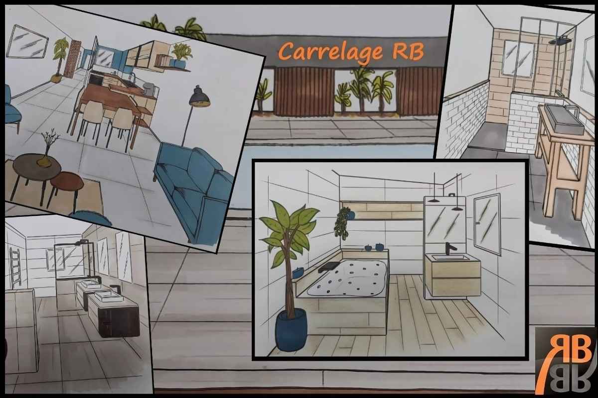 ensemble de croquis - carrelage rb ensemble de croquis - carrelage rb