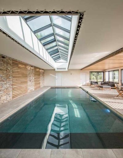 Piscine intérieure - Carrelage RB